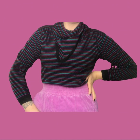 Vintage Liz Claiborne Sweater w/Bandana Collar - Picture 1 of 11